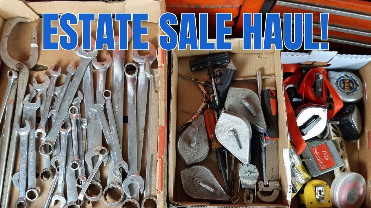 Estate Sale Tool Haul! Featuring Snap-on Wrenches!