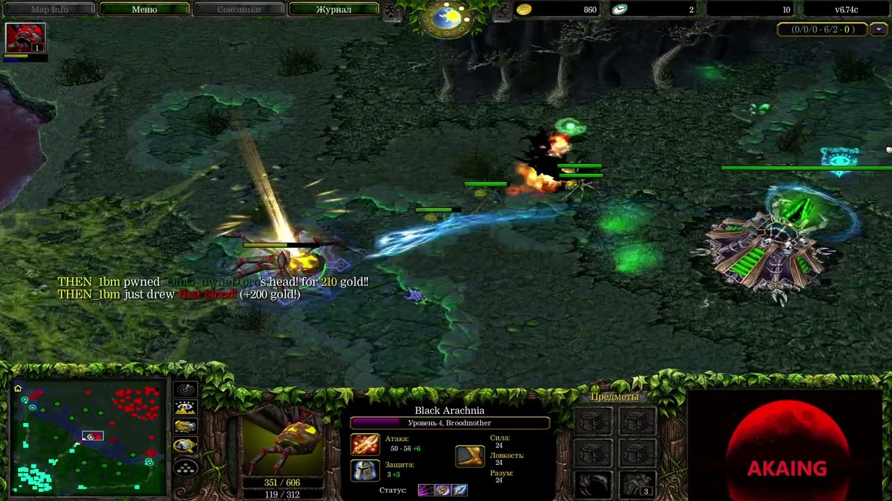 Defense of the Ancients | AKAING BROODMOTHER pub ownage 8