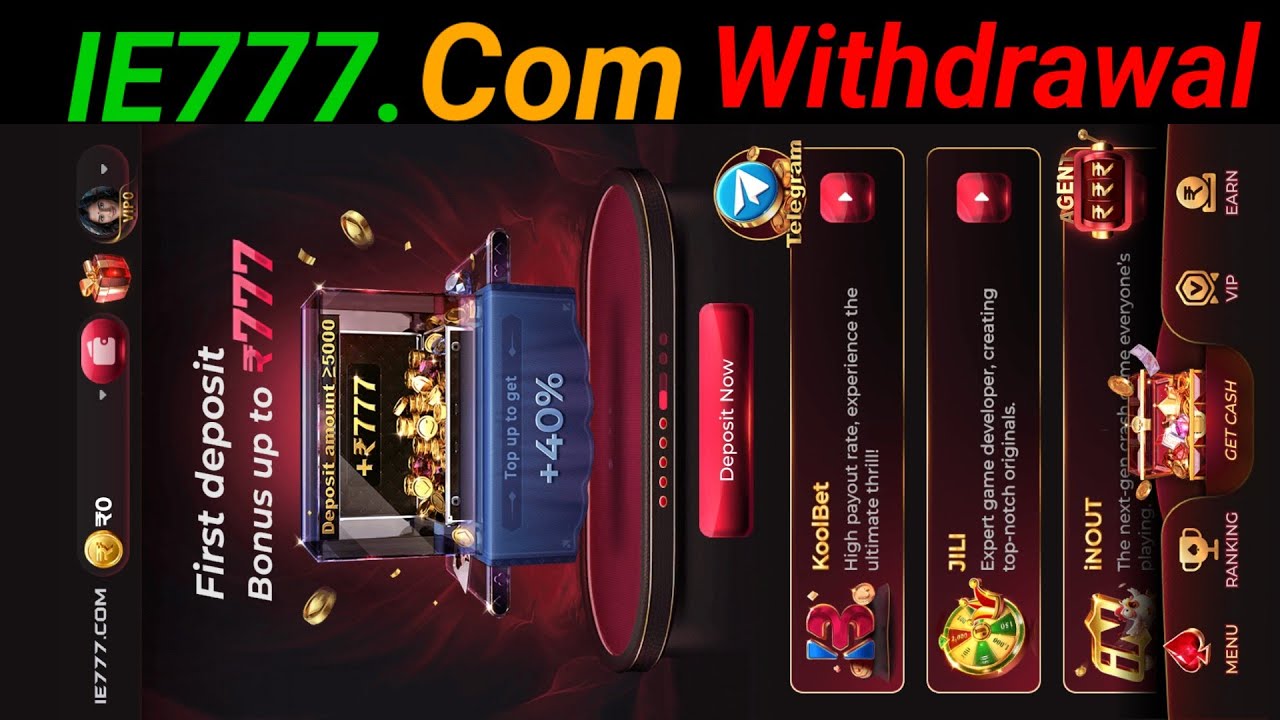 IE777.com ! IE777.com Withdrawal Kare IE777.com Paisa Kaise Kamaye 2025