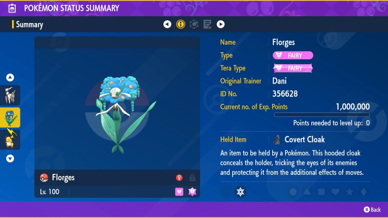 Florges (Any NPCs) - Solo #1 - 7 Star Dragapult Raid - Pokemon Scarlet/Violet