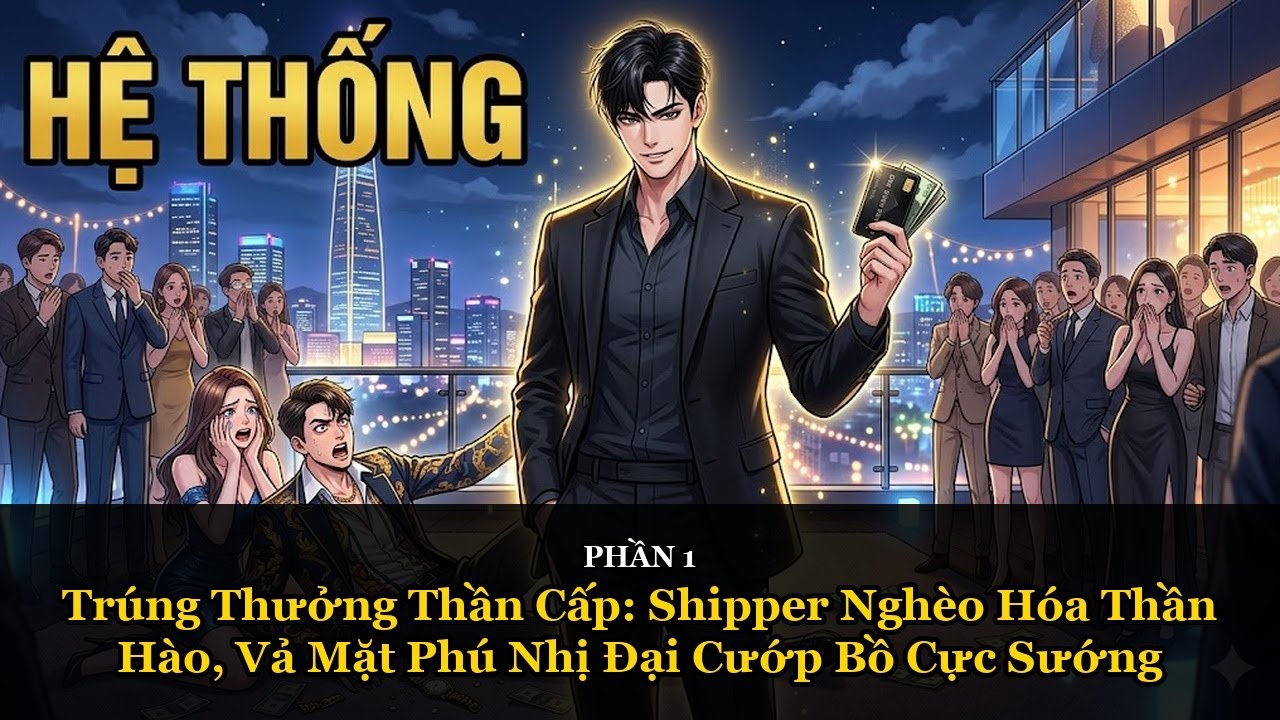 FULL - Trúng Thưởng Thần Cấp: Shipper Nghèo Hóa Thần Hào, Vả Mặt Phú Nhị Đại Cướp Bồ Cực Sướng