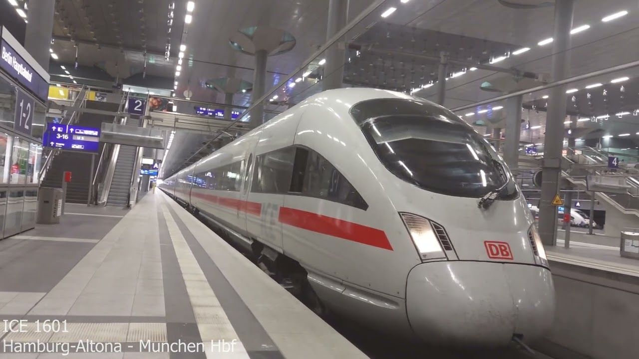Kompilacja pociągów na stacji Berlin Hauptbahnhof
