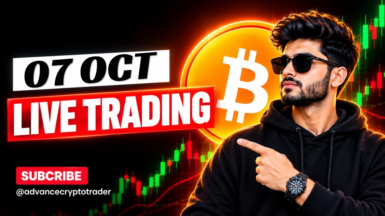 Gold And Crypto Live Trading | 07 OCT | Vivek Yadav #btc #crypto #gold
