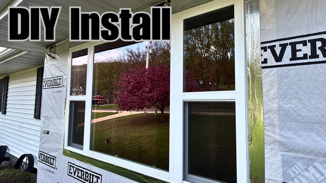 How to install a large picture window yourself and SAVE MONEY ￼