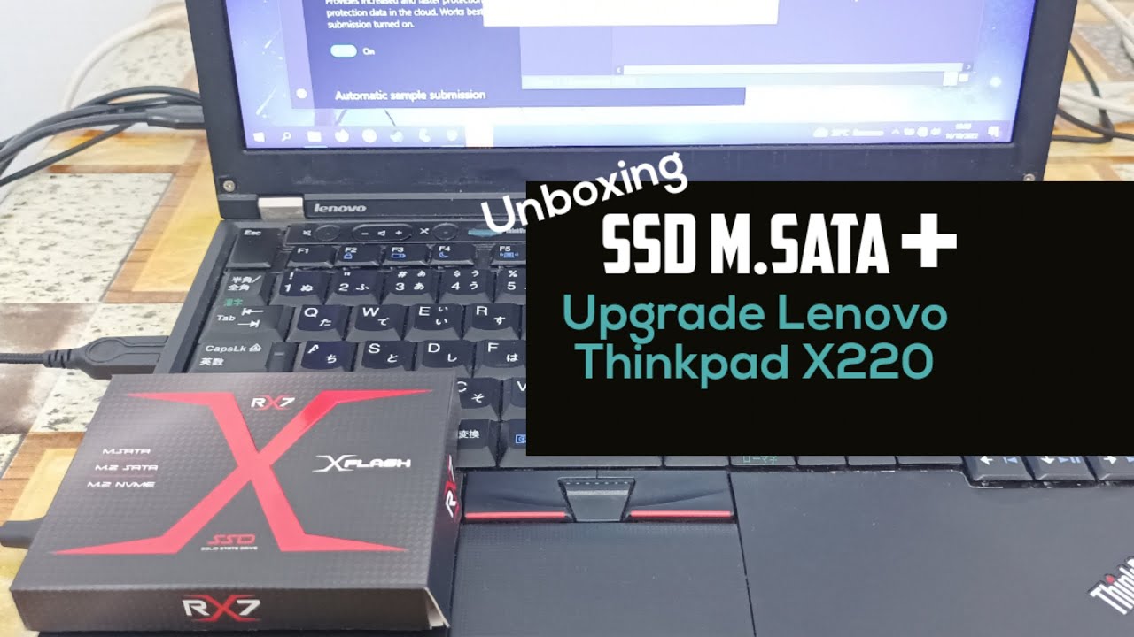 Unboxing SSD RX7 M.Sata + Tutorial Pasang di Lenovo Thinkpad X220