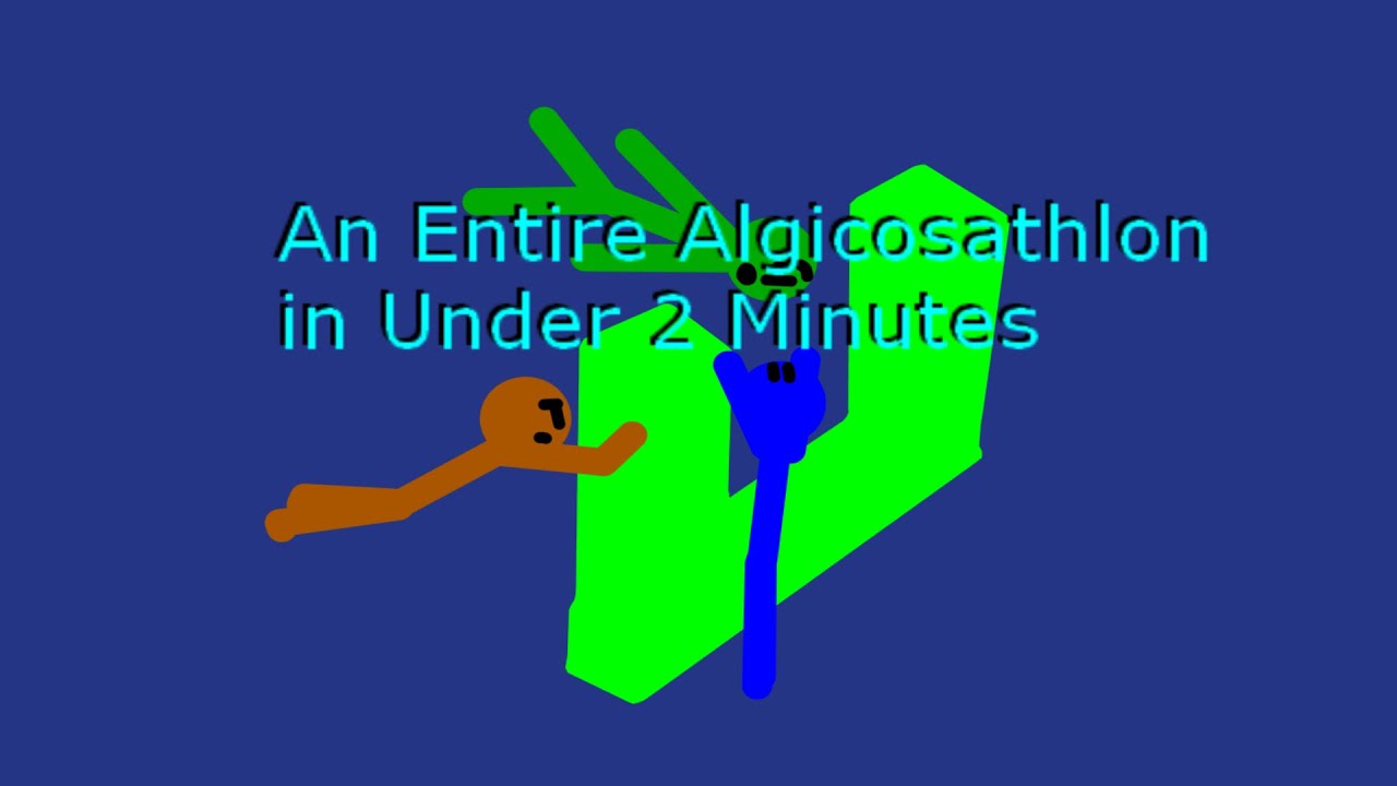 An Entire Algicosathlon in Under 2 Minutes
