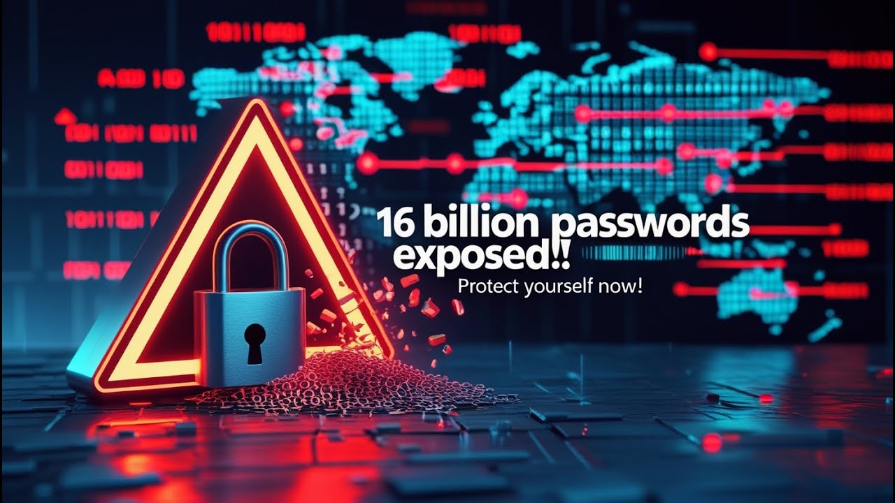 16 Billion Passwords EXPOSED! The Biggest Cyber Leak of 2025 (Protect Yourself NOW)