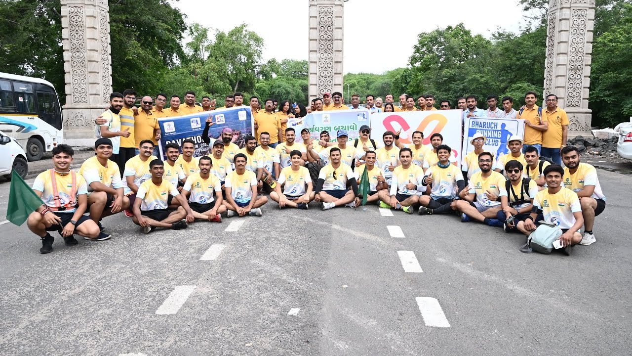 PAVATHON | HILL RUN | Run For Plastic Free India | BHARUCH RUNNING CLUB | ARG GROUP BARODA|Weather❤️