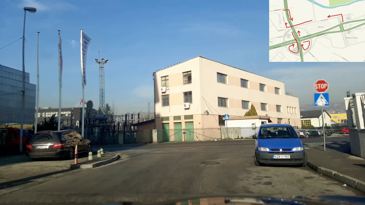 Kruženje oko Stupske petlje, Stup, Sarajevo, decembar 2019.