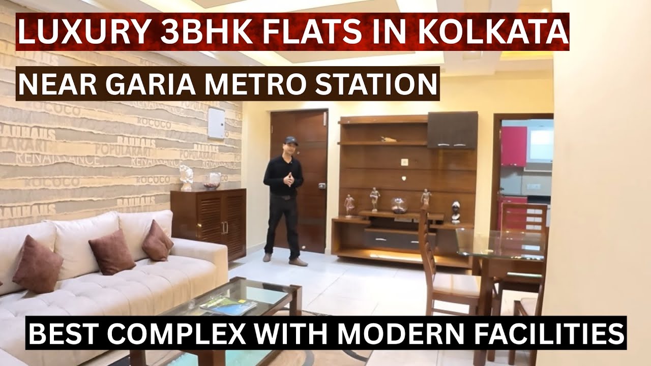 Luxury 3 Bhk Flats Sale In Kolkata Near Garia Metro📞8100293325 | Highrise Complex #flatsinkolkata