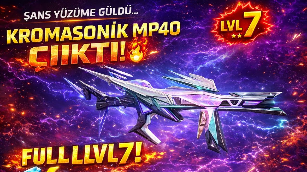 KROMASONİK MP40 ÇIKARDIM! 💎 YENİ EVO KASASI | FULL LVL 7 YOLCULUĞU 🔥 FREE FİRE