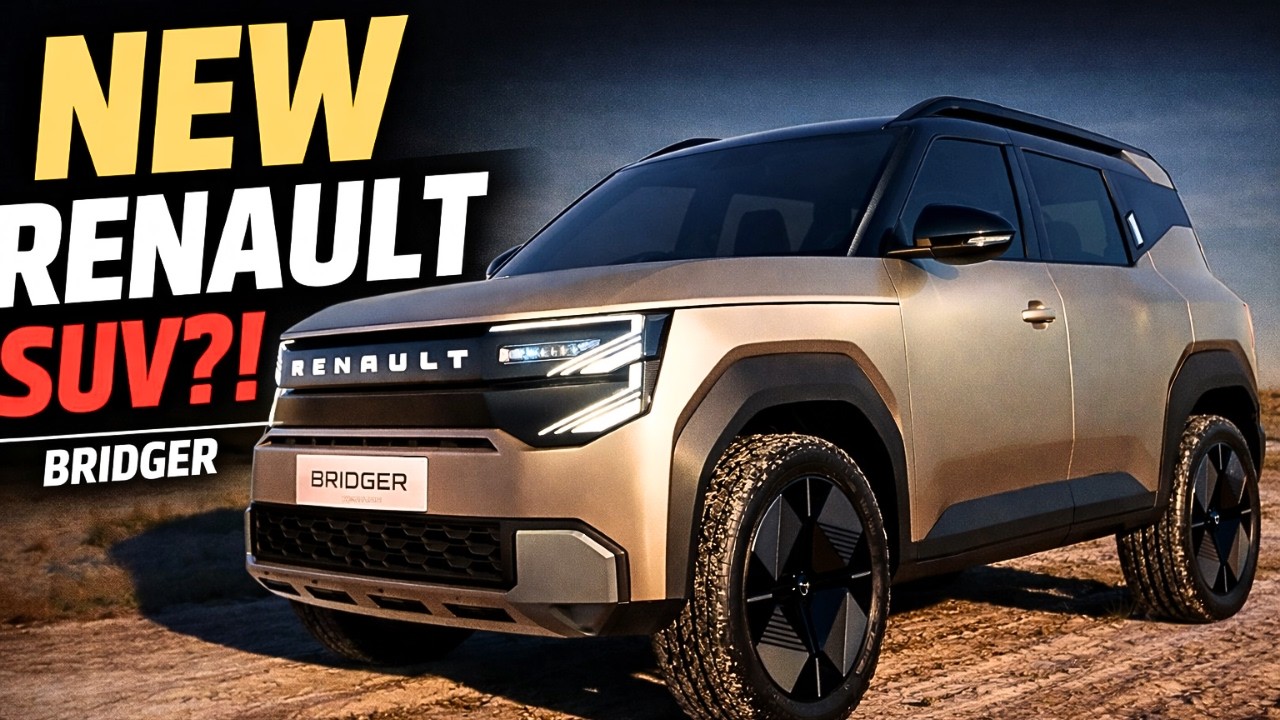 Renault Bridger Concept!  The Future SUV Renault Is Planning