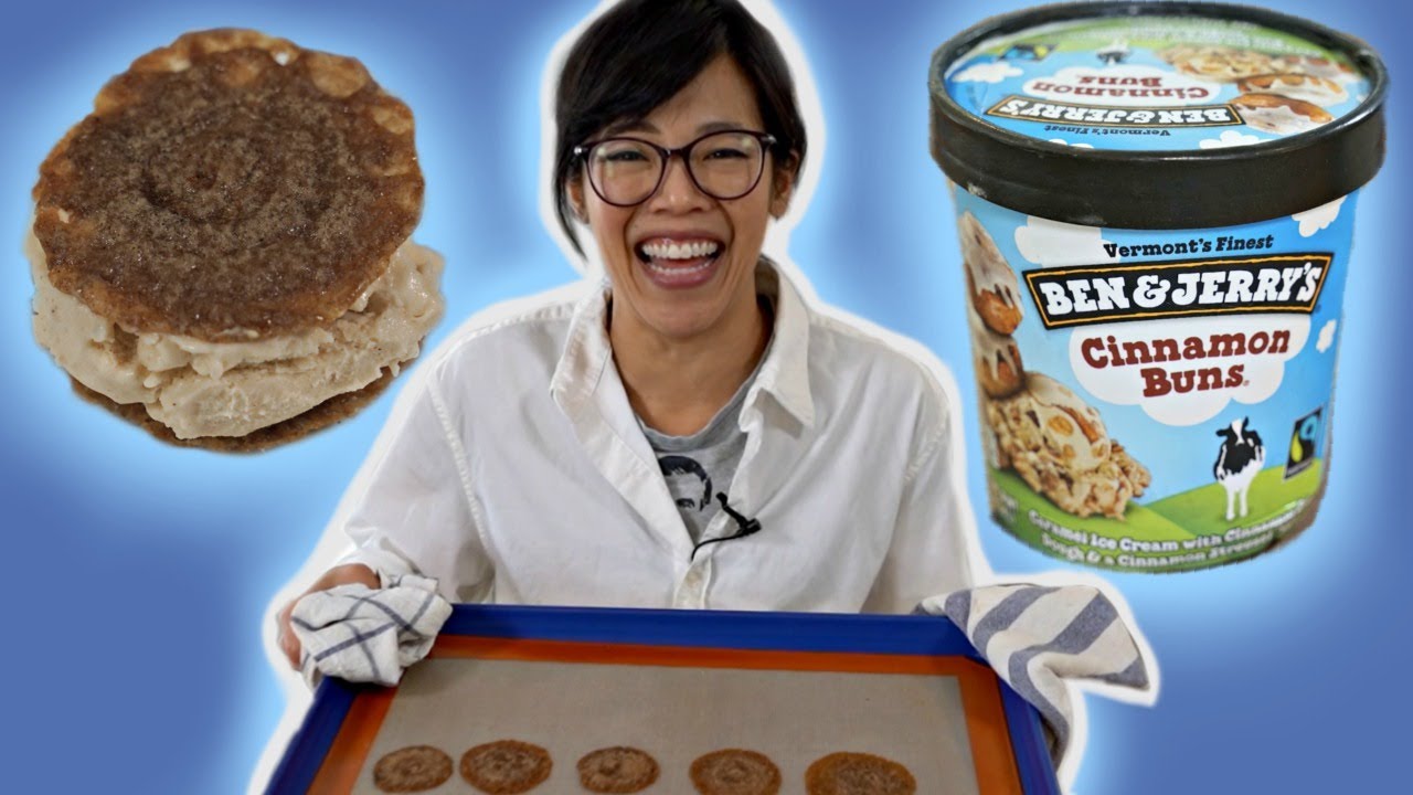 Can You BAKE Cinnamon Bun From Cinnamon Dough in ICE CREAM?