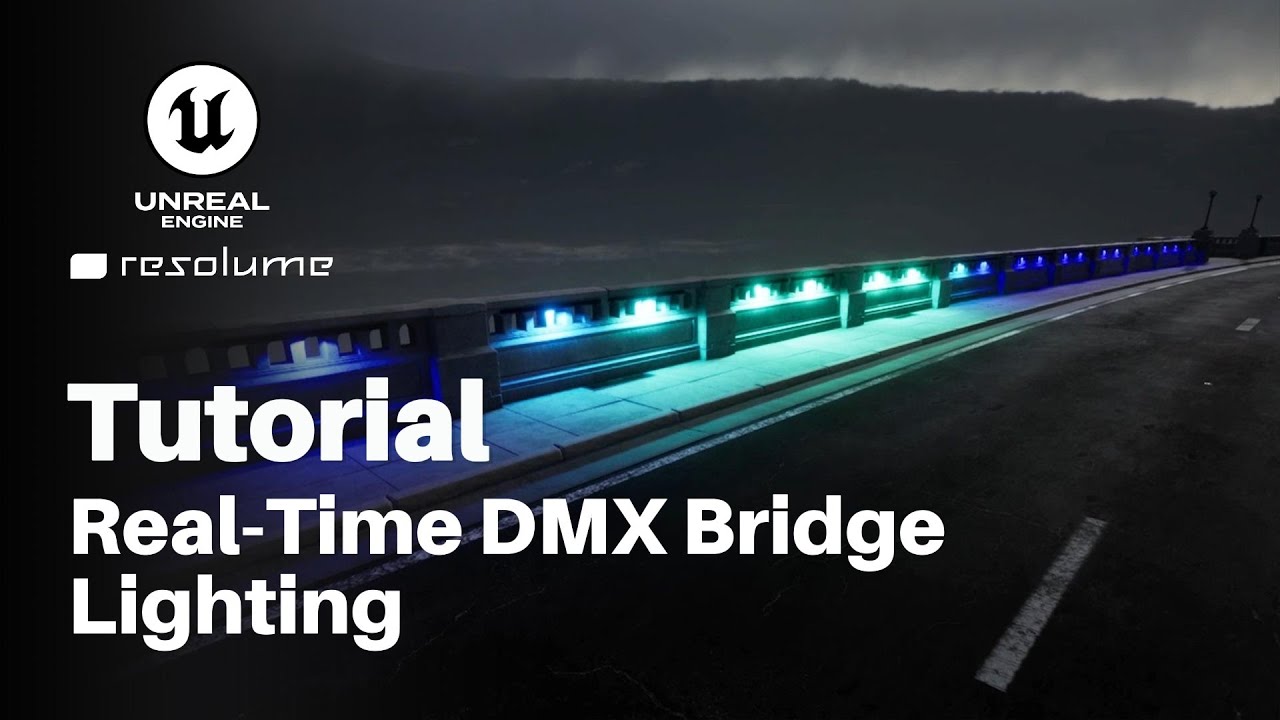 DMX Bridge Lighting Tutorial in Unreal Engine | Real-Time Previs & Project Setup