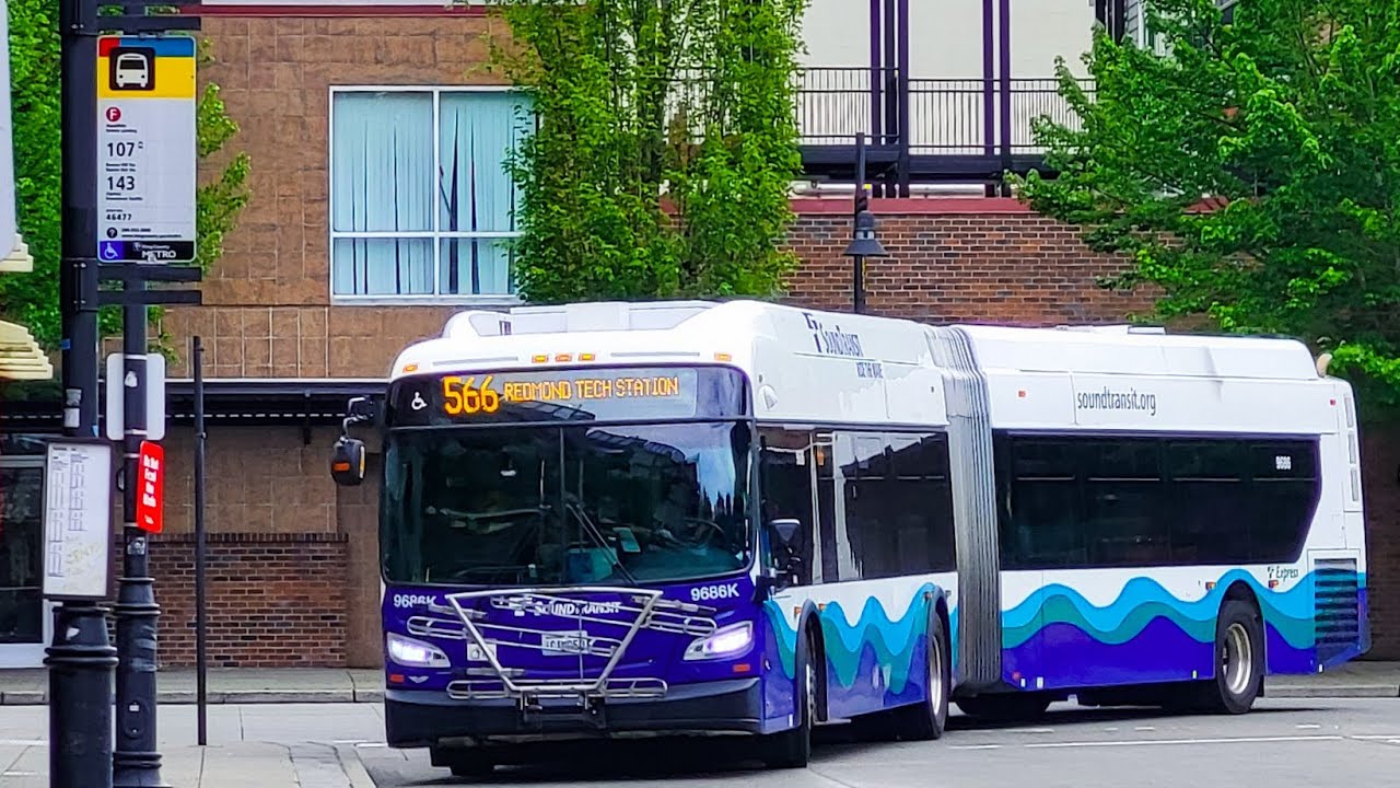 Ride on a Sound Transit 2020 New Flyer XDE60 #9686