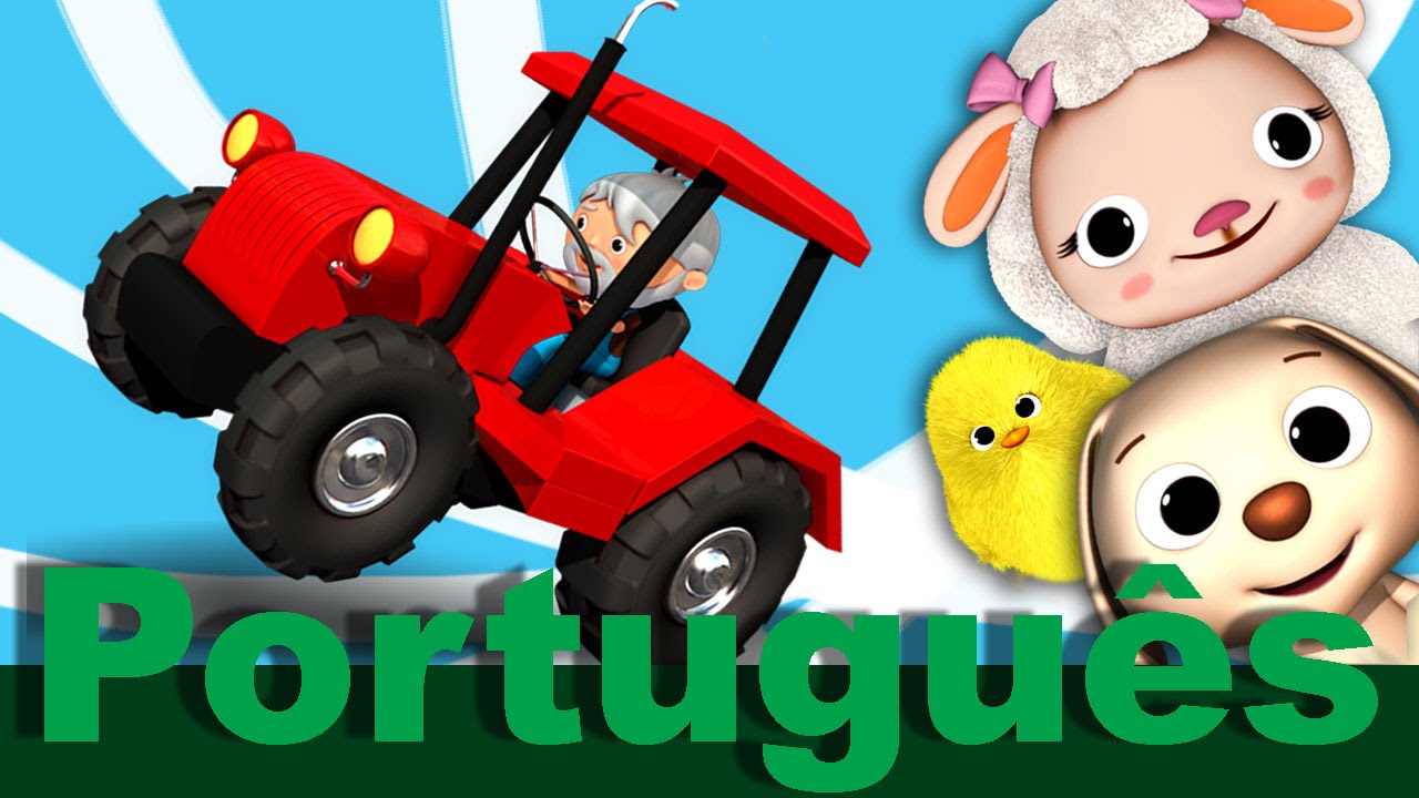 Seu MacDonald Tinha um Sítio | Versão 2 | Canções infantis | LittleBabyBum