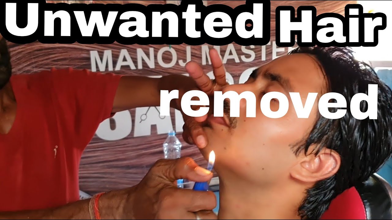 Manoj Master💈Fire face massage 💈head,neck and body massage with neck cracking by Indian barber/asmr