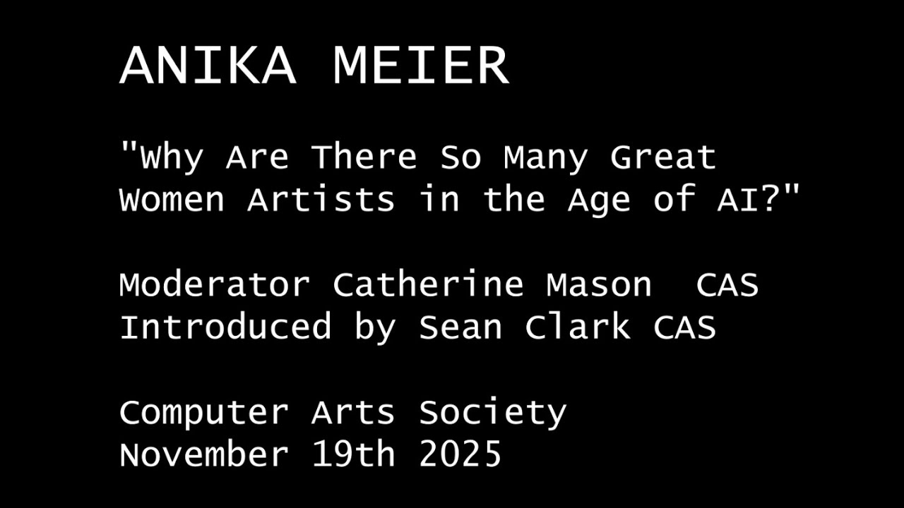 Anika Meier talk 