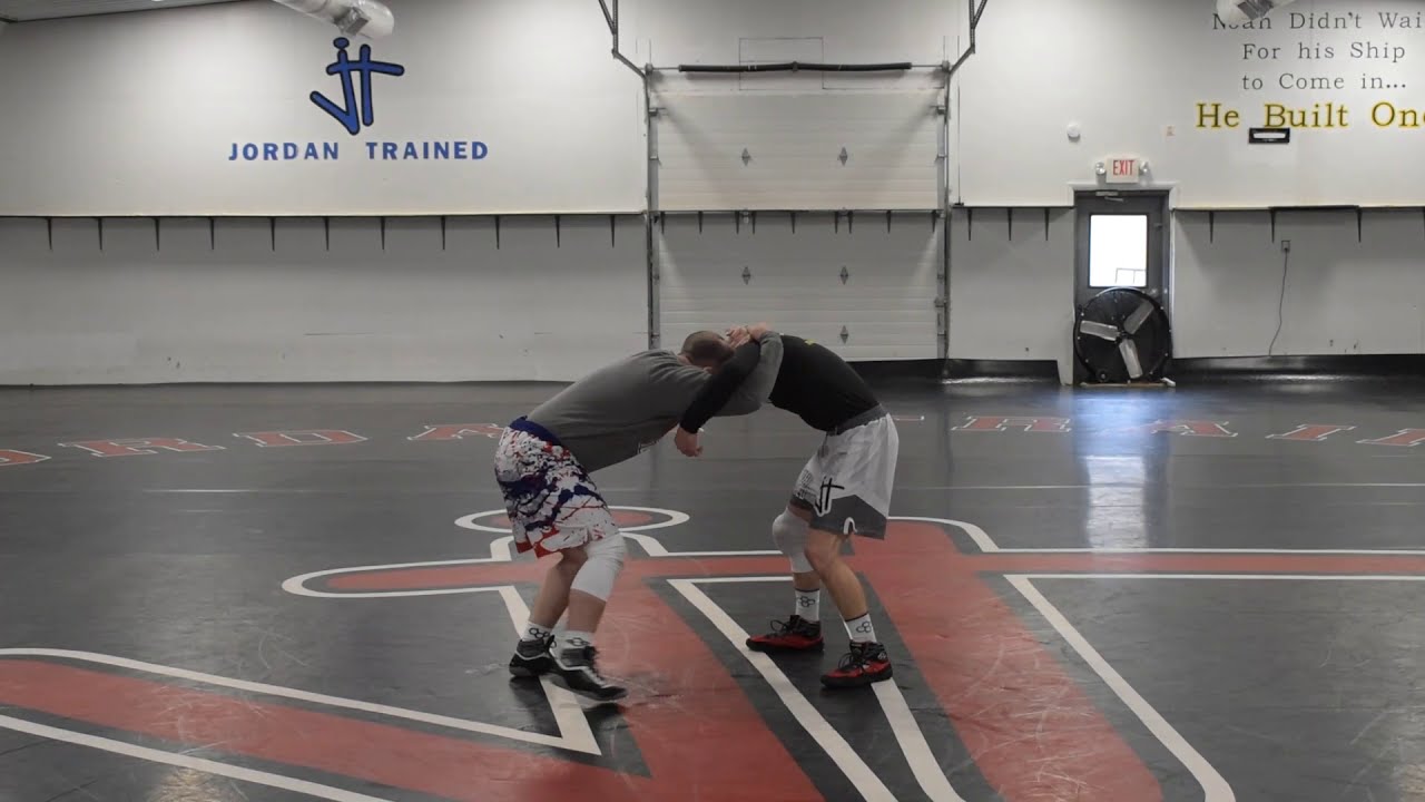 Underhook to Head Inside Single Football Tackle