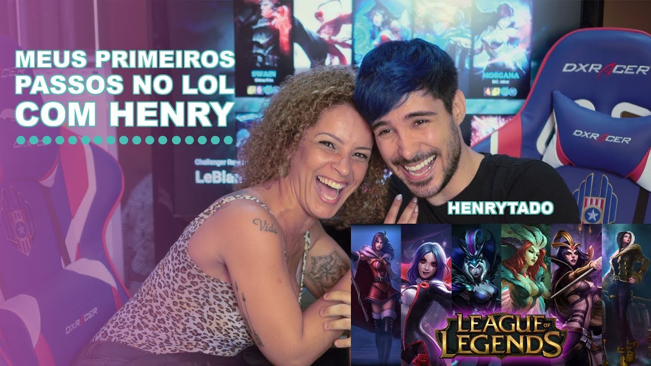 MEUS PRIMEIROS PASSOS NO LOL COM HENRY - Carol Crespo