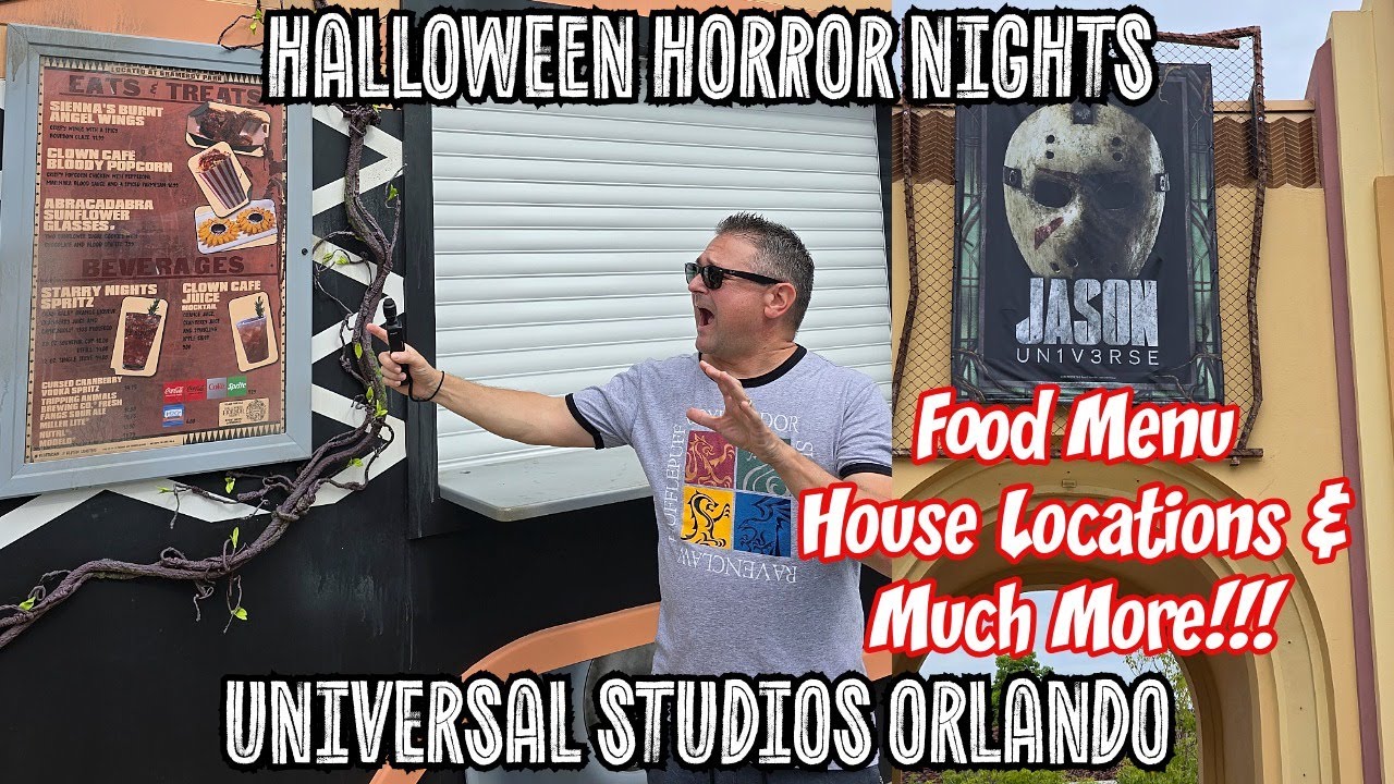 Our Final Update! Halloween Horror Nights Is Here! Food Menus, House Locations And More Updates! 