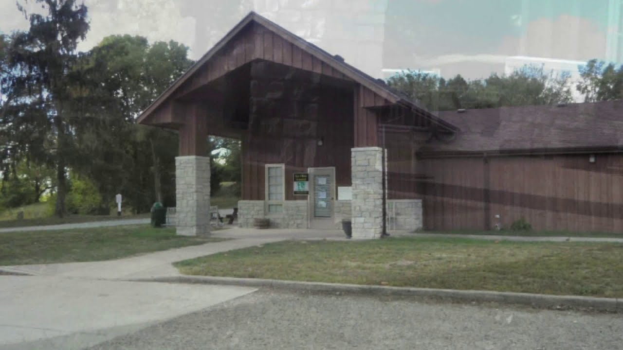Driving tour of Wright-Patterson AFB Bass Lake FamCamp, OH.