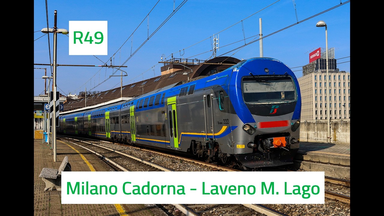Cab Ride Milano Cadorna-Laveno Mombello a bordo di un TAF