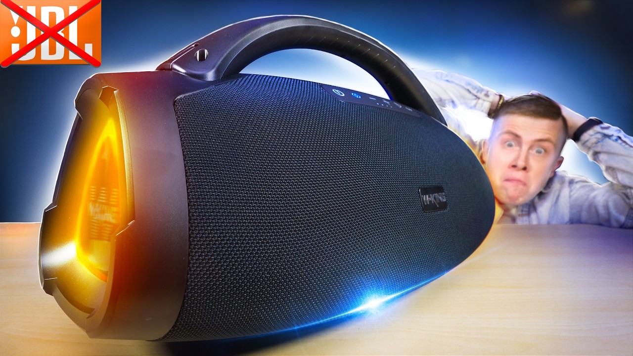 Сдувает БАСОМ! Реальная УБИЙЦА JBL 2025 за 15.000 Руб! Самый Мощный Бумбокс 2025 Года! – W-King X20