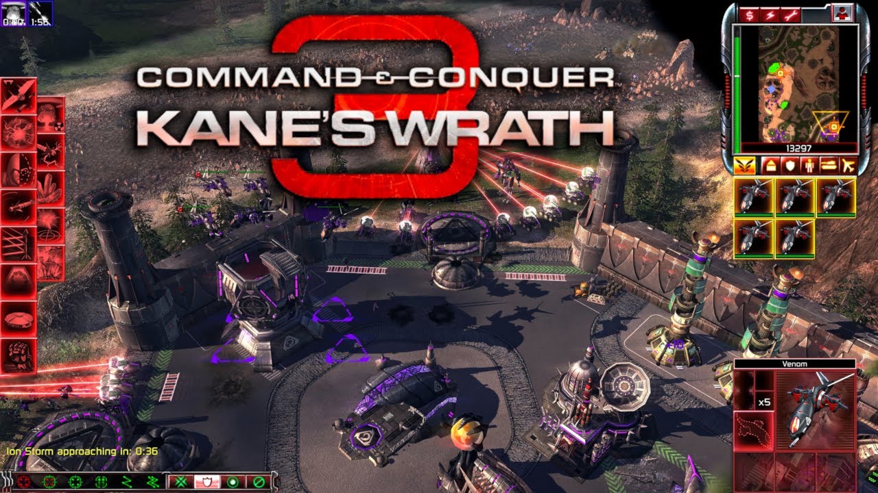 Nod в Tiberium Resistance - C&C 3: Kane's Wrath в разрешении 4K Ultra HD 60 FPS