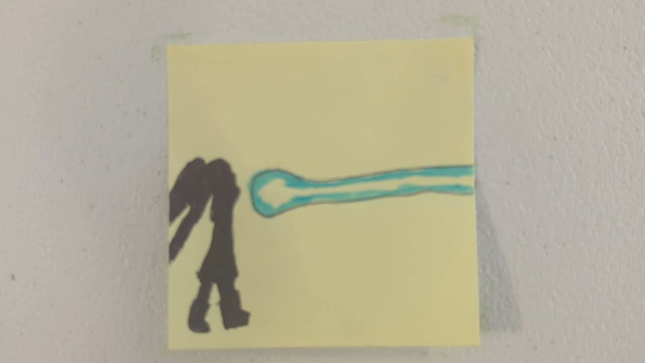 Sticky Notesune Miku Miku Beam