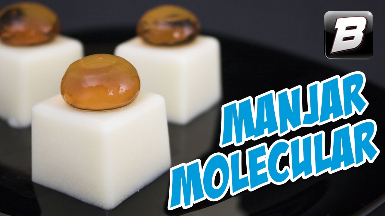 MANJAR DE COCO COM BOLHA DE CARAMELO | Gastronomia Molecular
