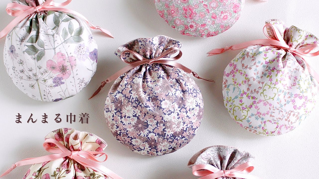 🧵Как сделать сумку на шнурке / DIY Round drawstring bag, How to make mini drawstring bag