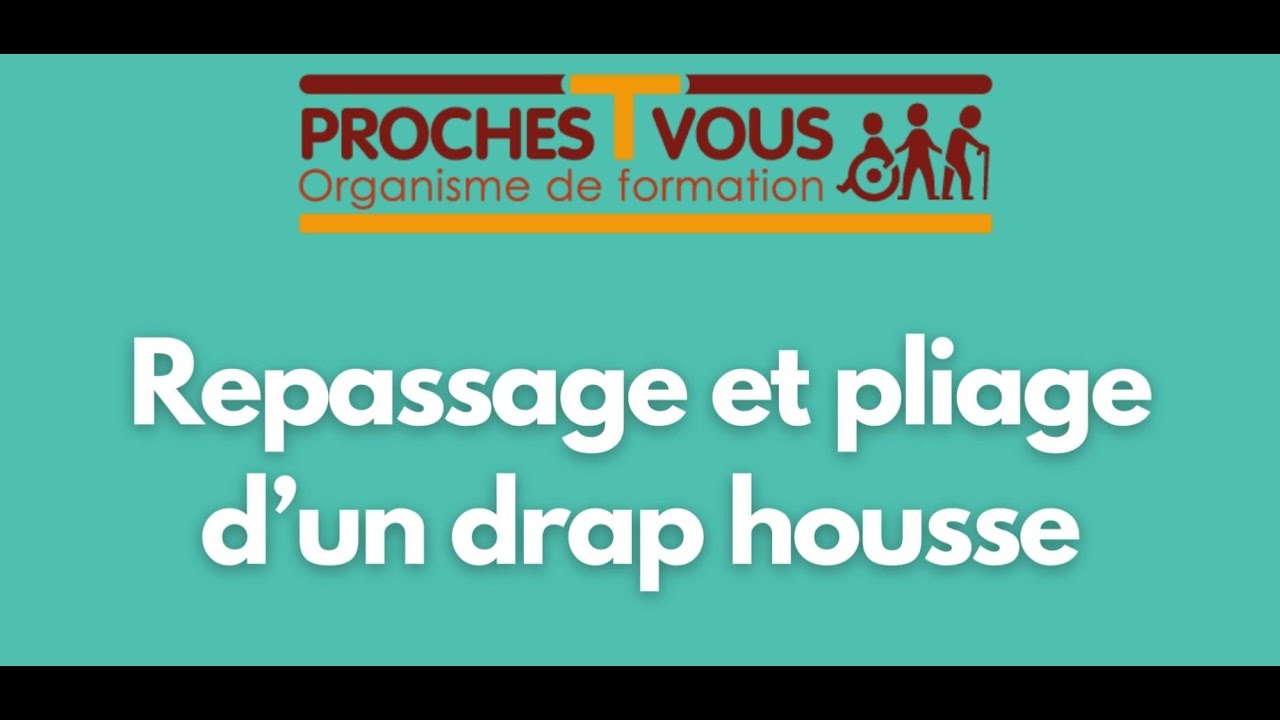 Technique de repassage d'un drap housse