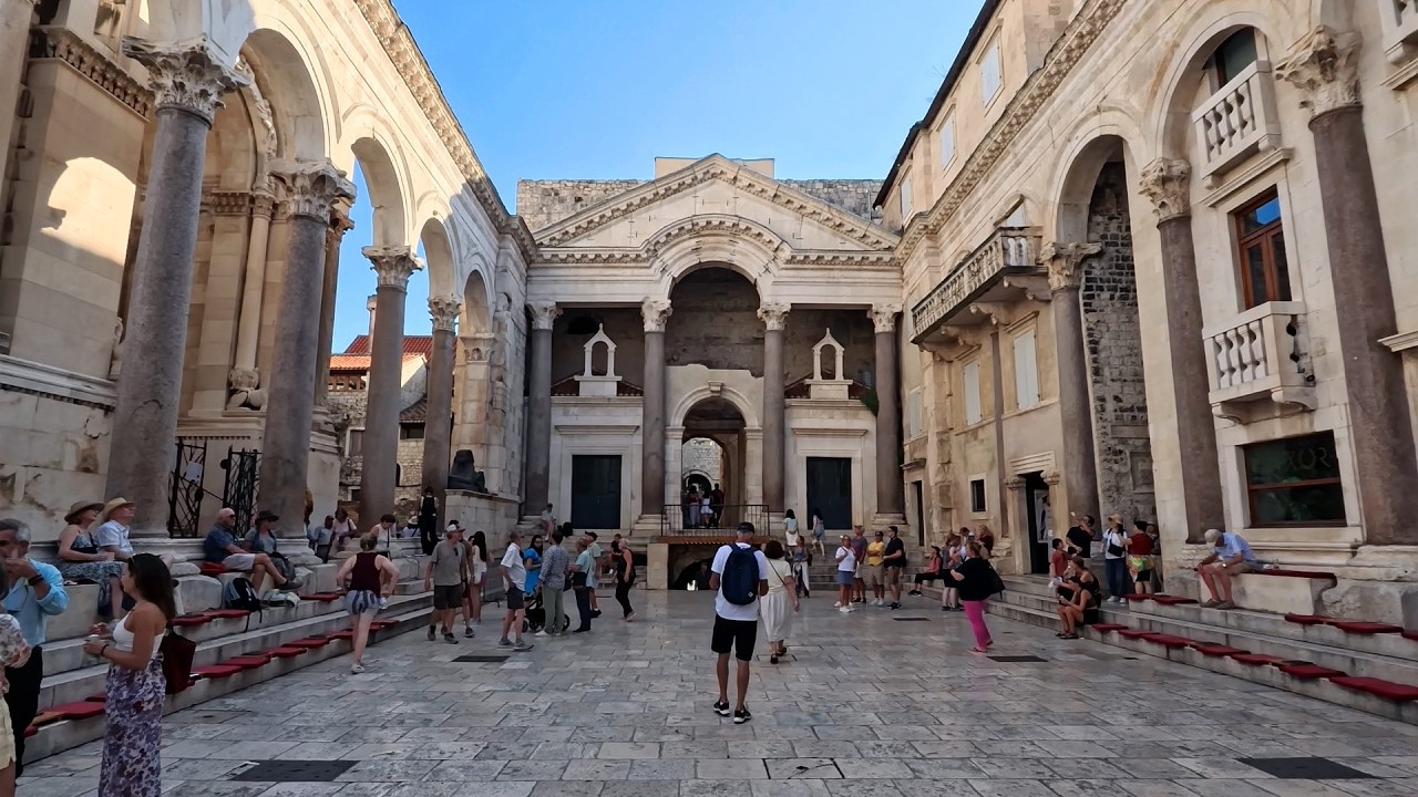 Walking Through Diocletian’s Palace in Split 🇭🇷 | Ancient Roman Ruins in a Living City