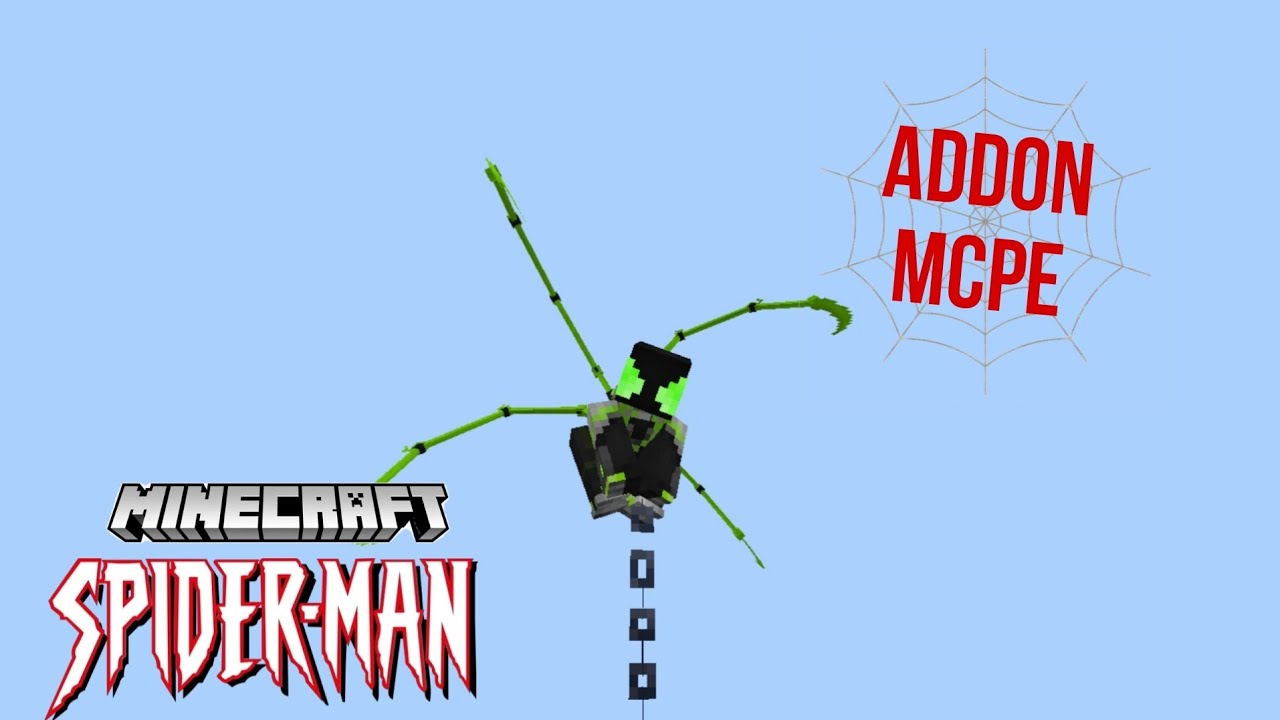 Melhor addon para o minecraft mcpe do homem aranha