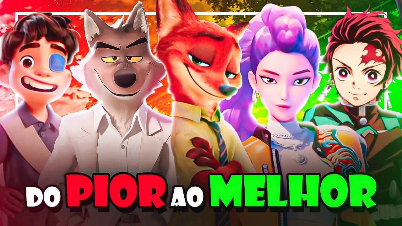 TODOS os 32 FILMES de ANIMAÇÃO de 2025: Do PIOR ao MELHOR!