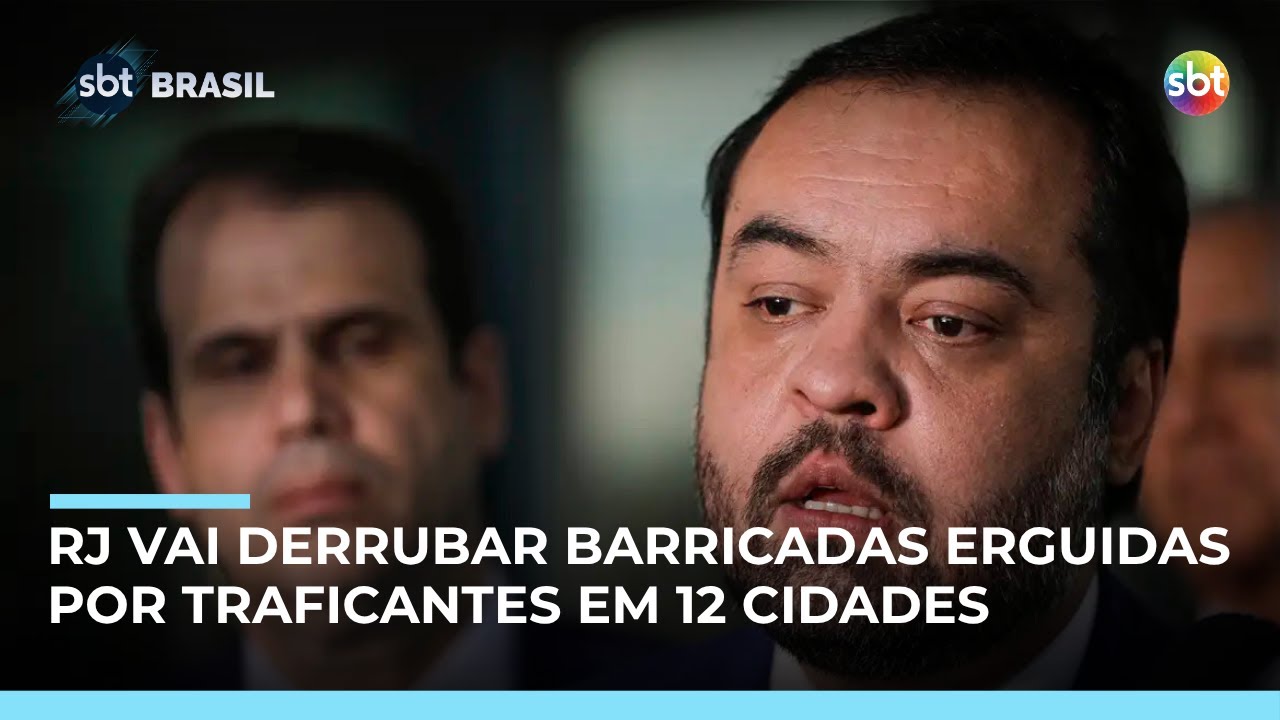 Governo do RJ lan&ccedil;a for&ccedil;a-tarefa para derrubar barricadas erguidas por fac&ccedil;&otilde;es | #SBTBrasil
