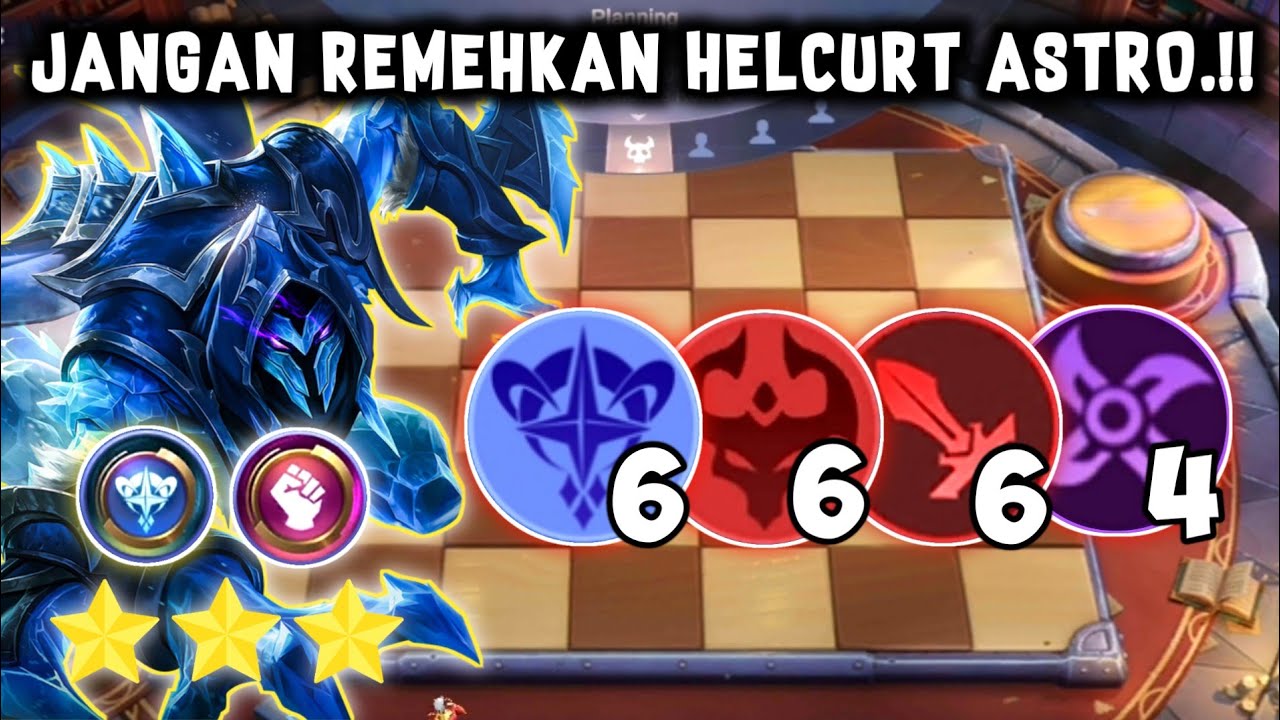 HELCURT ASTRO COMBO 6664.!! KECOA FULL POWER.!! MAGIC CHESS  MOBILE LEGENDS