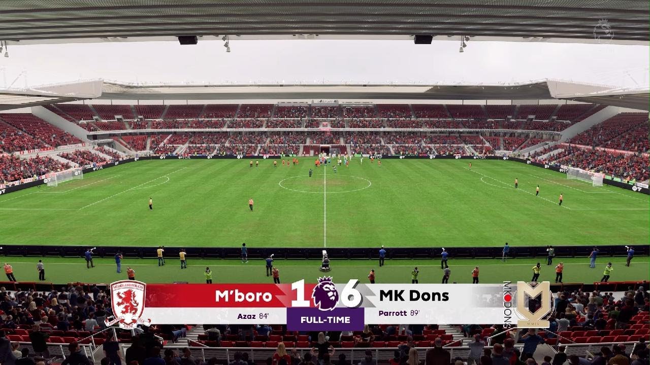 EKO Middlesbrough v MK Dons 7/3/26 2nd Half