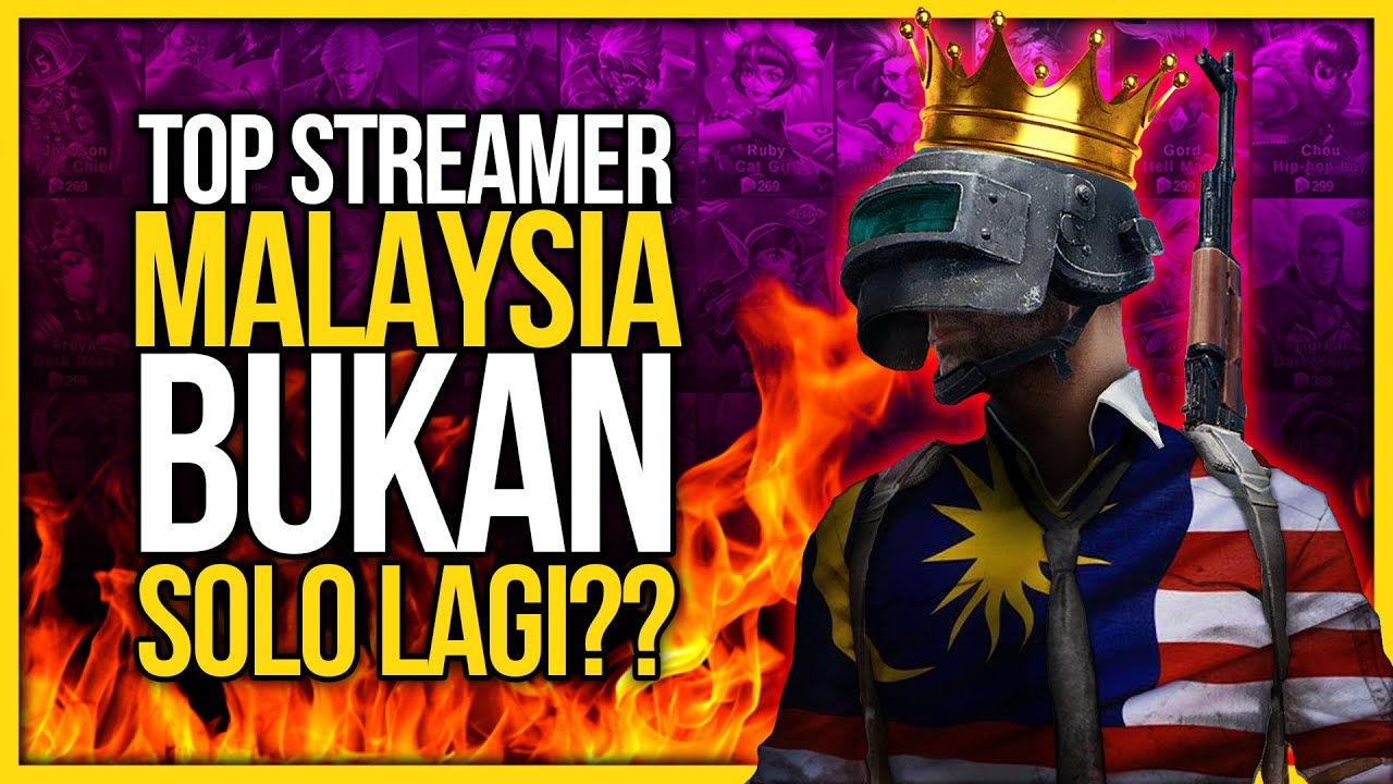 11 STREAMER / GAMER YANG PALING TERKENAL DI MALAYSIA