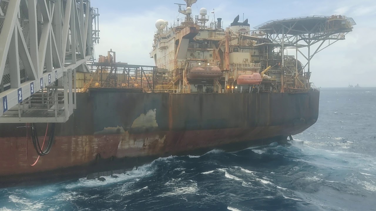 operação com GANGWAY x plataforma!