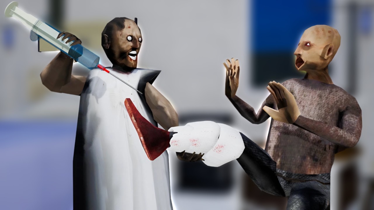 Granny vs Grandpa: Grandpa's journey to heal his legs in Granny House | Funny Horror Animation