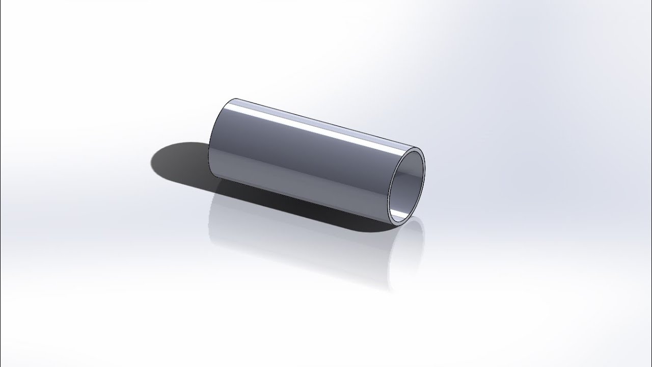 Solidworks: Making Pipe Using Extruded and Revolved Boss