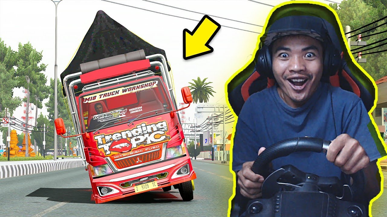 TRUK CANTER TRENDING TOPIC LEPAS KENDALI - ETS2