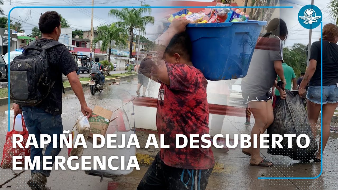 “La necesidad obligó a la gente”: Afectados recurren a la rapiña tras inundaciones 