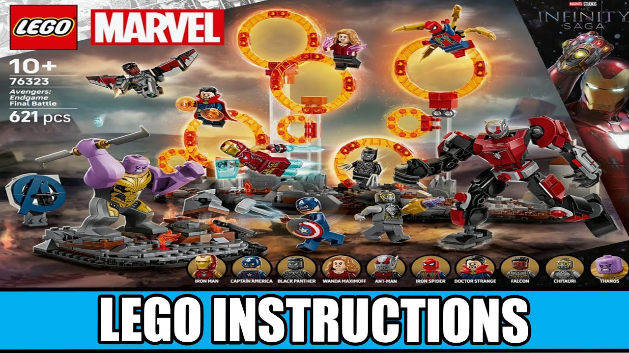 LEGO Instructions - Marvel Super Heroes - 76323 - Avengers: Endgame Final Battle - Avengers: Endgame