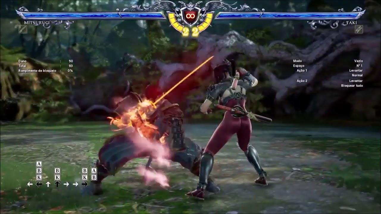 Soul Calibur VI - Mitsurugi Season 2 Combos