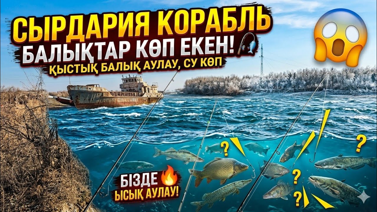 Корабль Дария балық аулау! 