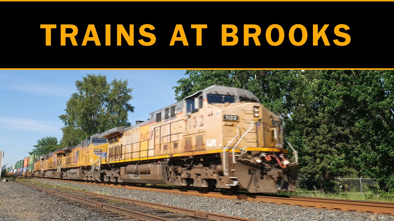 Railfanning the Union Pacific at Brooks, Oregon