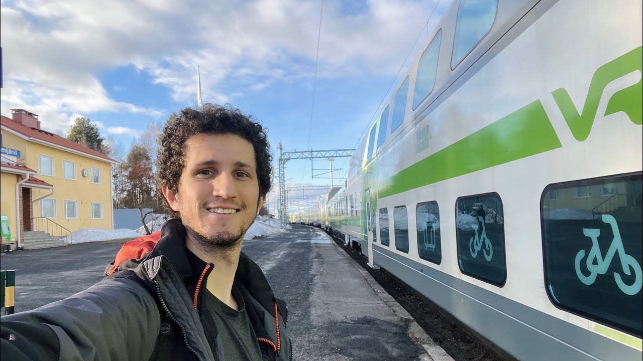 🚂Viajando 14 Horas de Trem da Lapônia até Helsinki 🇫🇮